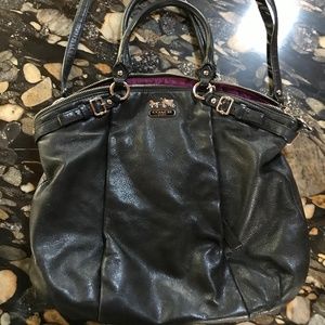 Coach Black Leather Bag